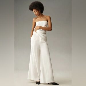 NWT! By Anthropologie Pull-On Silk Pants - Size Small 🎨